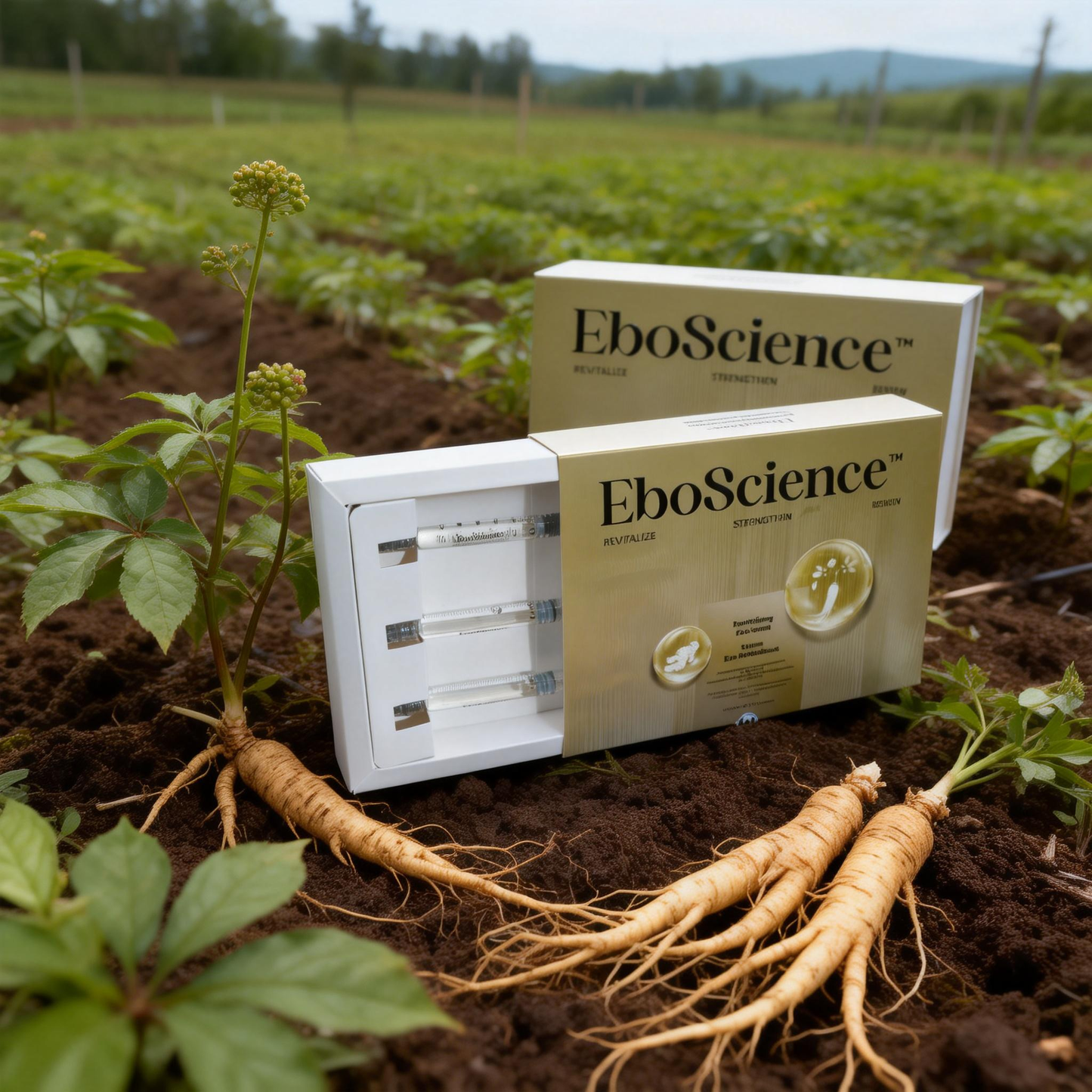 EboScience Revitalizing Exo Serum - Plant-Derived Exosome Skin Treatment for Anti-Aging & Repair - 3 x 3ml