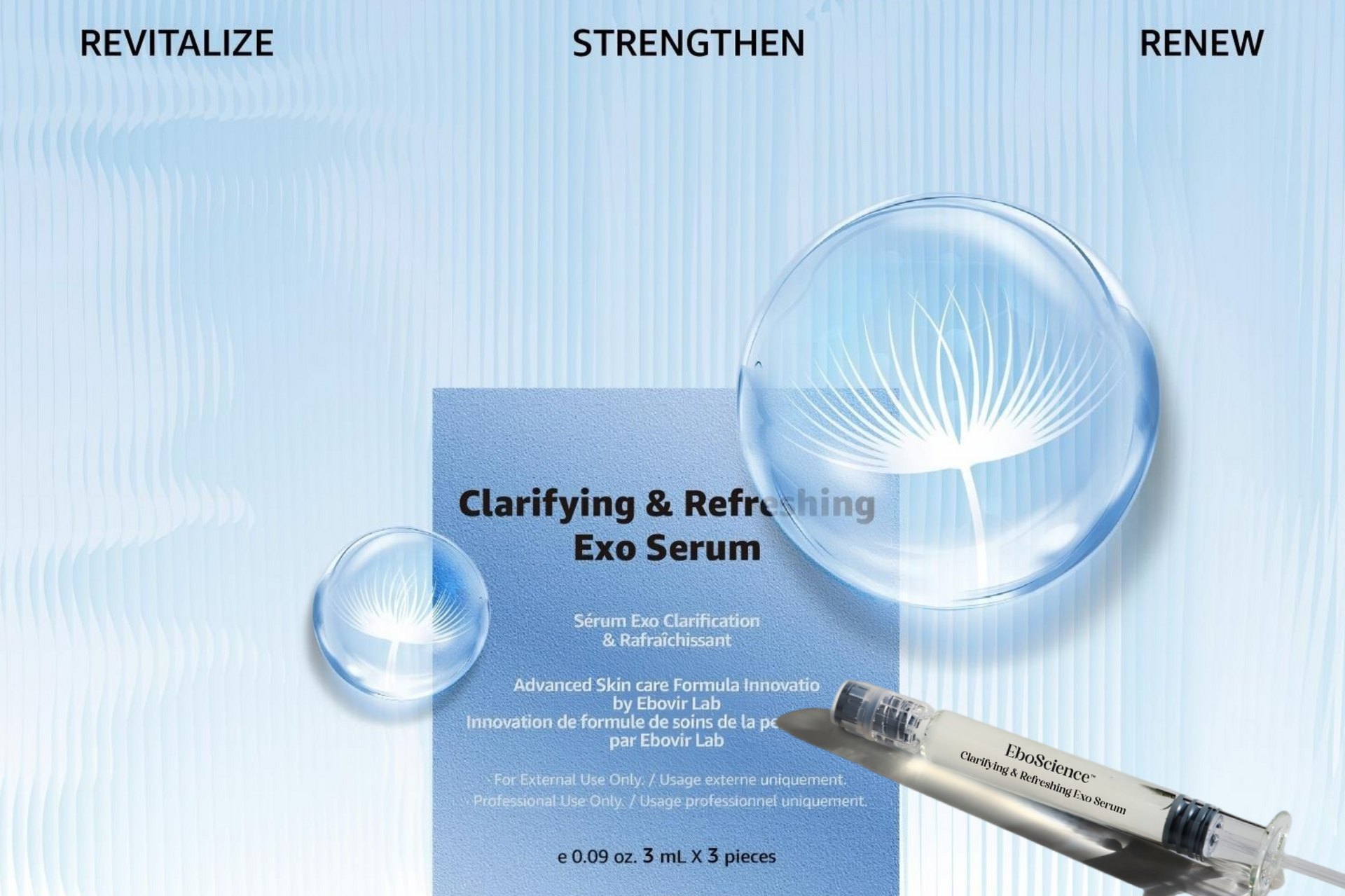 EboScience Clarifying & Refreshing Exo Serum - Dandelion Exosome - 9ml