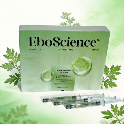EboScience Defense Exo Serum with Mugwort Exosomes for Sensitive Skin – 3x3ml